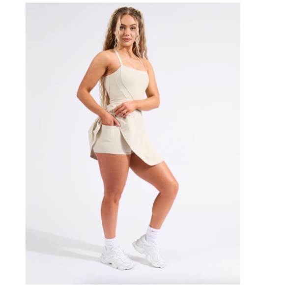 BUFFBUNNY Bend & Snap Dress Bone Size XL - Picture 3 of 12